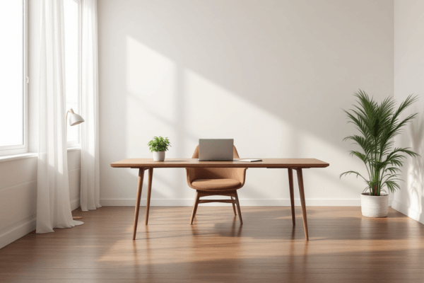 Decoração Minimalista: O Segredo Para um Ambiente de Trabalho Inspirador em Casa